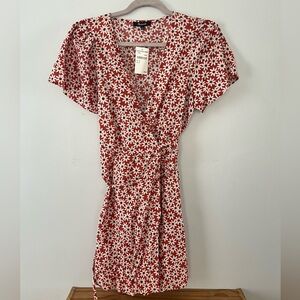 Madewell Wrap Dress Daisy Print